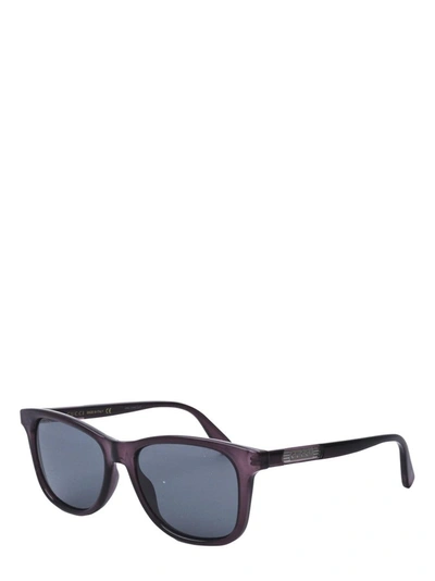 Shop Gucci Eyewear Rectangular Frame Sunglasses In Purple