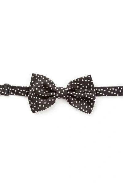 Shop Dolce & Gabbana Polka Dot Bow Tie In Multi