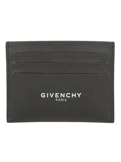 Shop Givenchy Logo Cardholder In Black