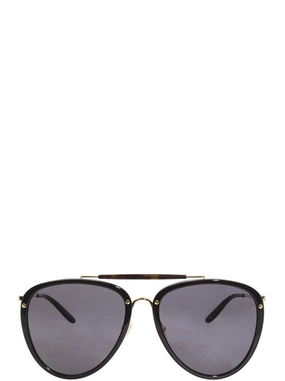 Shop Gucci Eyewear Aviator Sunglasses In Multi