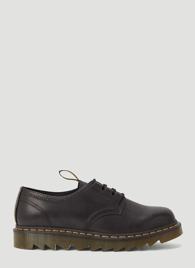 Shop Yohji Yamamoto X Dr Martens Gilly Lace Up Shoes In Black
