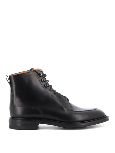 Shop Edward Green Cranleigh 202 Derby Boots In Black