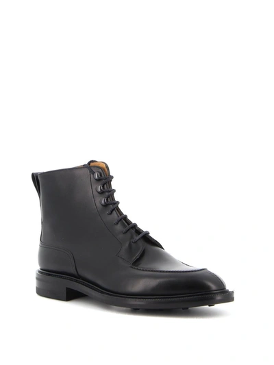 Shop Edward Green Cranleigh 202 Derby Boots In Black