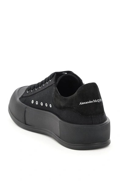 Shop Alexander Mcqueen Deck Low-top Sneakers