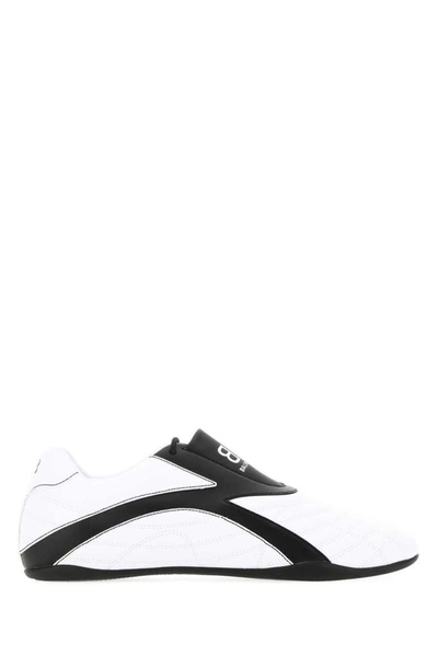 Shop Balenciaga Zen Sneakers In White