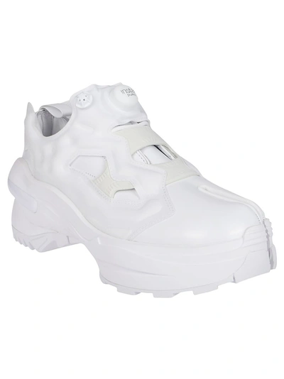 Shop Maison Margiela X Reebok Tabi Chunky Sole Sneakers In White