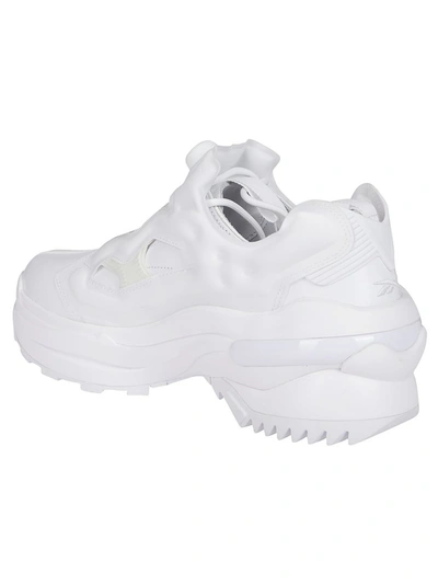 Shop Maison Margiela X Reebok Tabi Chunky Sole Sneakers In White