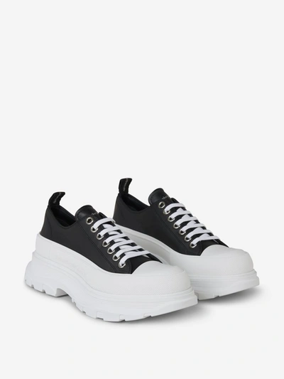 Shop Alexander Mcqueen Tread Slick Sneakers In Black