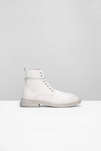 Shop Marsèll Dodone Lace Up Ankle Boots In White