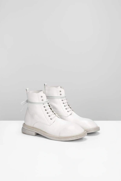 Shop Marsèll Dodone Lace Up Ankle Boots In White