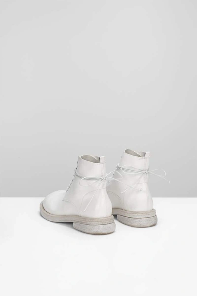 Shop Marsèll Dodone Lace Up Ankle Boots In White