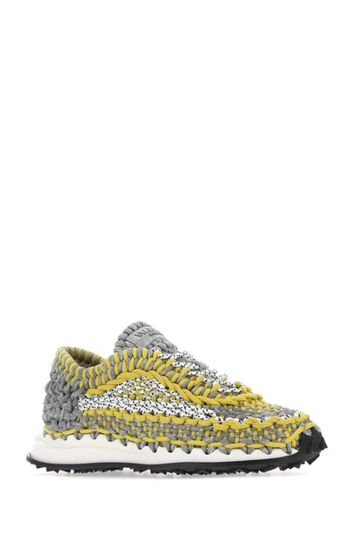 Shop Valentino Crochet Low In Multi