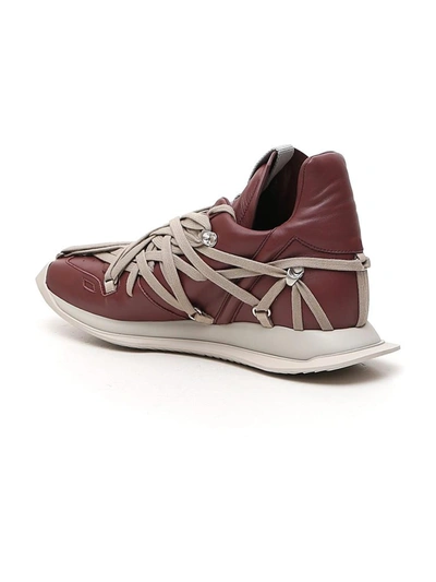 Shop Rick Owens Phlegethon Megalaced Sneakers In Multi