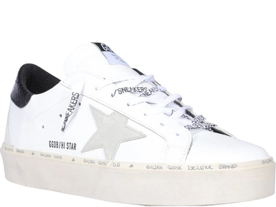 Shop Golden Goose Deluxe Brand Hi Star Sneakers In White