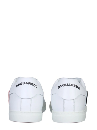 Shop Dsquared2 Logo Patch Sneakers In White