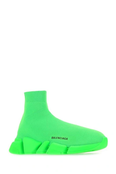 Shop Balenciaga Speed 2.0 Sneakers In Green