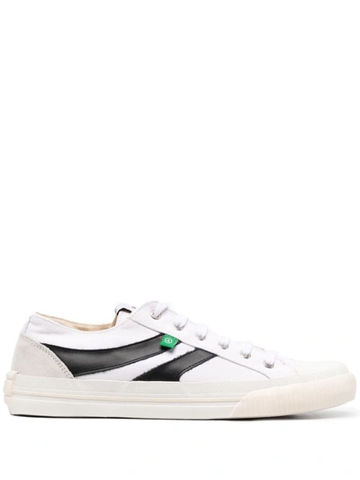 Shop Axel Arigato Midnight Stripe Low Sneakers In White