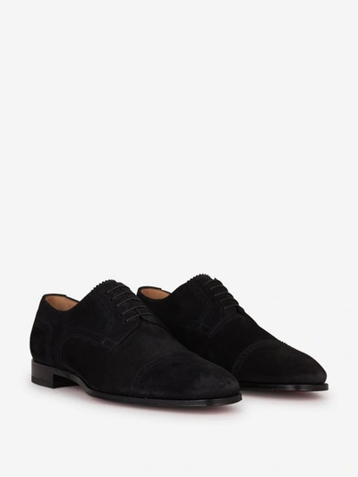 Shop Christian Louboutin Cousin Charles Derby Shoes In Black