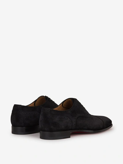 Shop Christian Louboutin Cousin Charles Derby Shoes In Black
