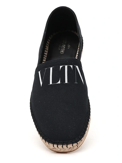 Shop Valentino Vltn Printed Slip In Black