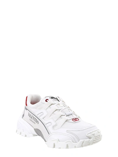 Shop Valentino Garavani Vlogo Climbers Sneakers In White