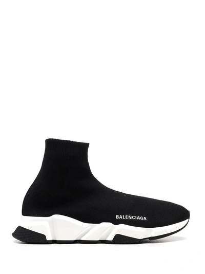 Shop Balenciaga Speed Lt Sneakers In Black