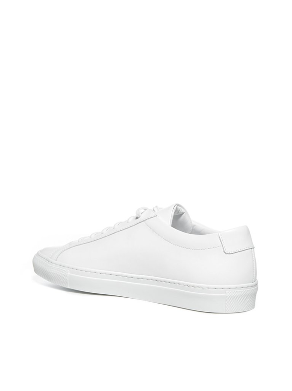 Common Projects White Perforated Achilles Low Sneakers In 0506 White ...