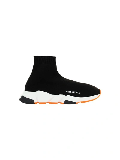 Shop Balenciaga Speed Sock Sneakers In Black