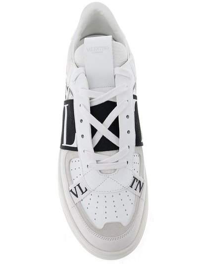 Shop Valentino Vl7n Band Sneakers In Multi