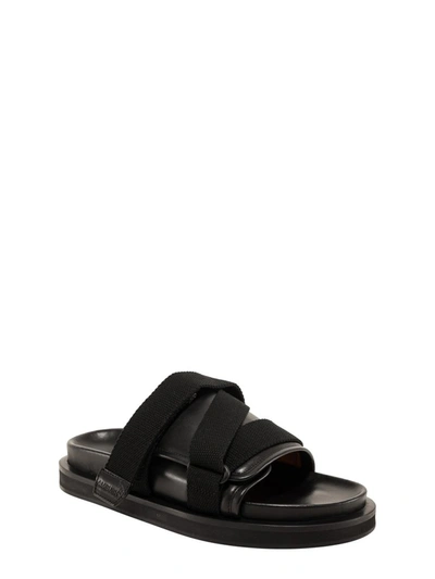 Shop Ambush Padded Strapped Slides In Black