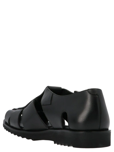 Shop Paraboot Pacific Buckled Sandals In Black