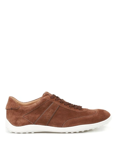 Shop Tod's Logo Low In Brown