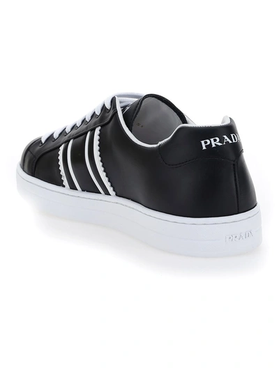 Shop Prada New Avenue Sneakers In Black