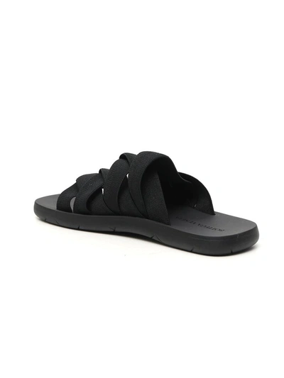 Shop Bottega Veneta Intrecciato Sandals In Black