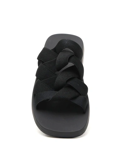 Shop Bottega Veneta Intrecciato Sandals In Black