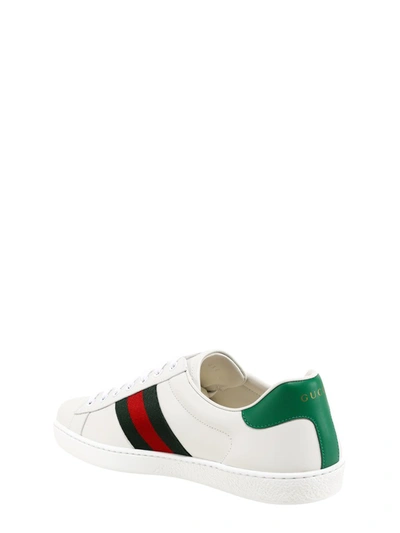 Shop Gucci X Disney Donald Duck Ace Sneakers In White