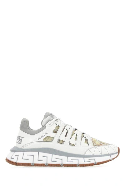 Shop Versace Trigreca Low-top Sneakers