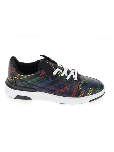 Shop Givenchy Logo Print Low In Multi