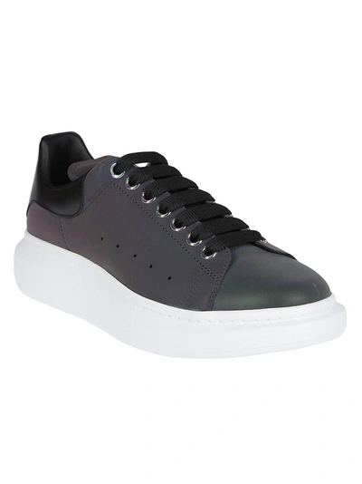 Shop Alexander Mcqueen Oversized Iridescent Sneakers In Multi