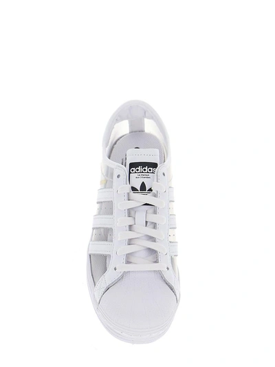 Shop Adidas Originals Superstar Low In White