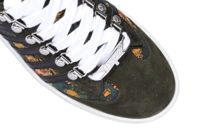 Shop Dsquared2 Tiger Print Sneakers In Multi