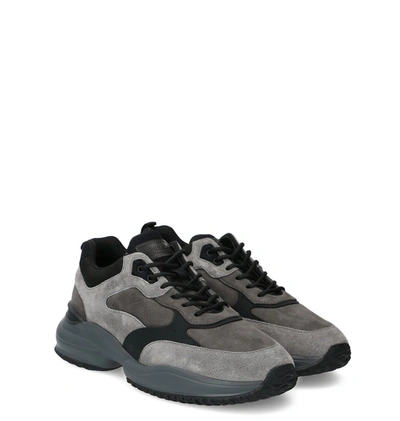 Shop Hogan Interaction Chunky Sneakers In Grey