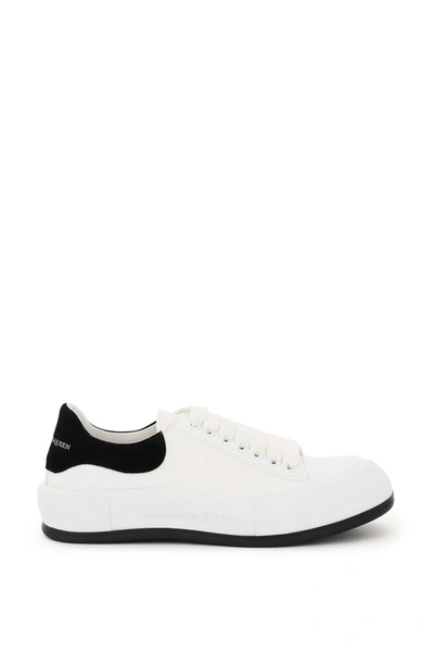 Shop Alexander Mcqueen Deck Low In White