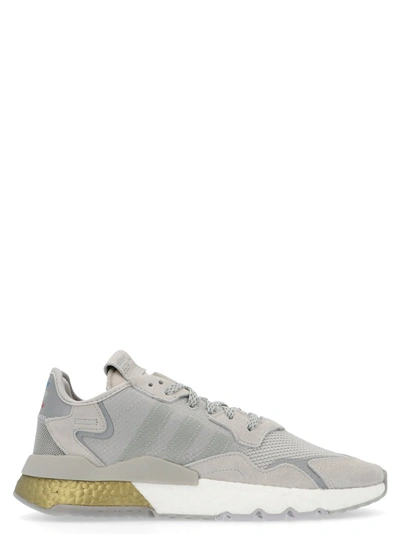 Shop Adidas Originals Adidas Nite Jogger Sneakers In Grey