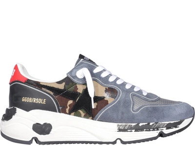 Shop Golden Goose Deluxe Brand Running Sole Camouflage Sneakers In Multi