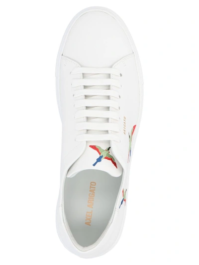 Shop Axel Arigato Clean 90 Bee Birds Embroidered Sneakers In White
