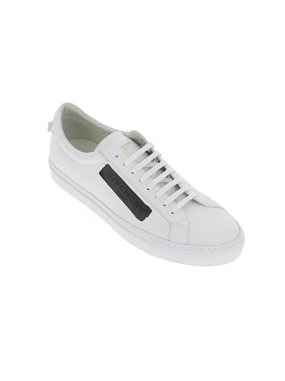 Shop Givenchy Logo Band Urban Street Sneakers In White
