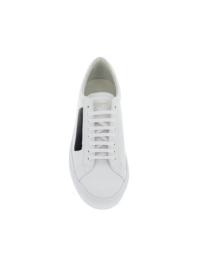 Shop Givenchy Logo Band Urban Street Sneakers In White