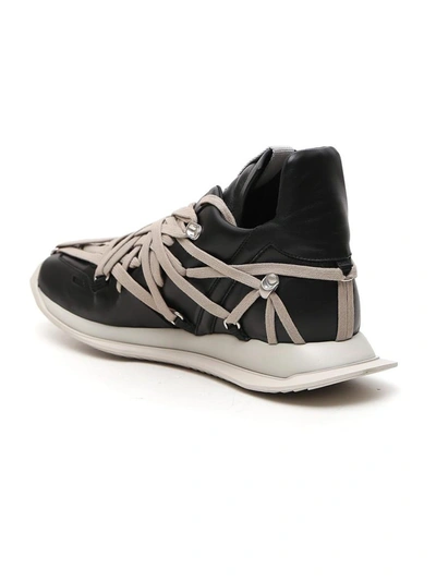 Shop Rick Owens Phlegethon Megalaced Sneakers In Multi