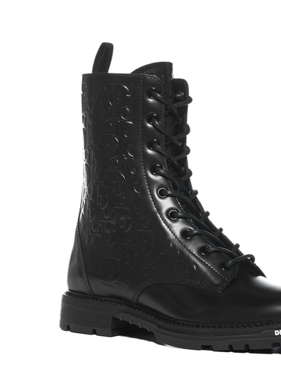 Shop Dior Homme Explorer Ii Boots In Black